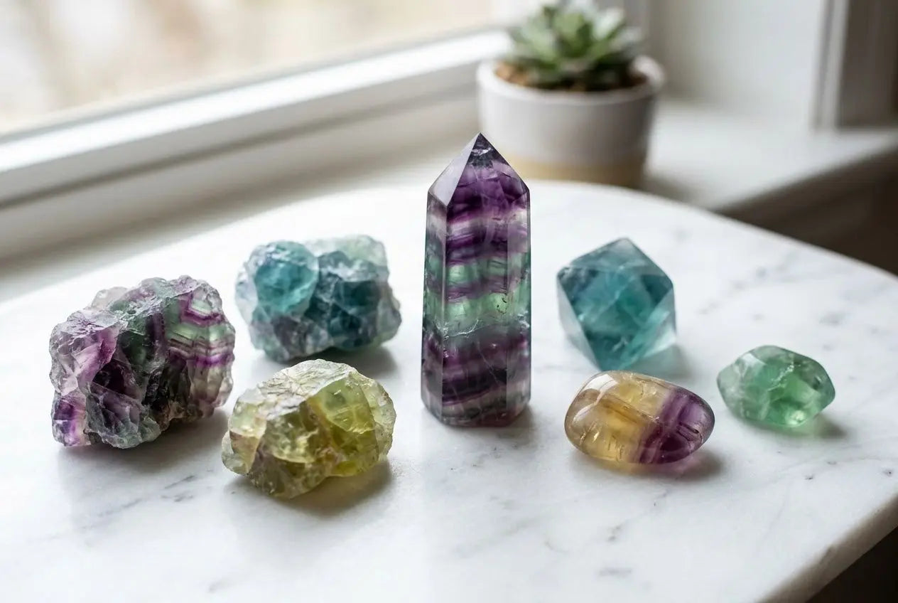 Les vertus de la fluorite : propriétés et bienfaits en lithothérapie