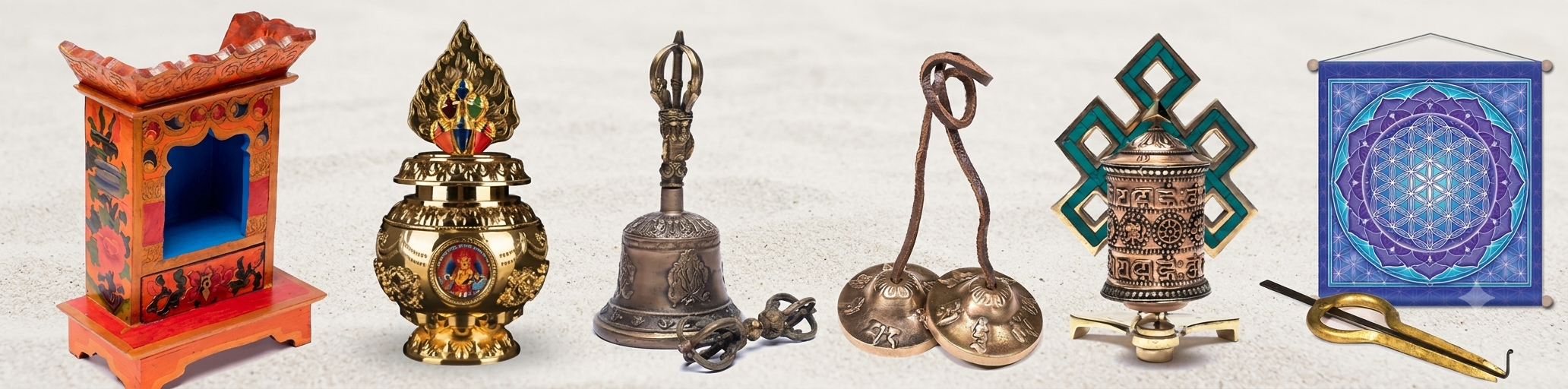 objets rituels tibétains - univers tibet