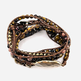 Pulsera con Diseño de Ojo de Tigre