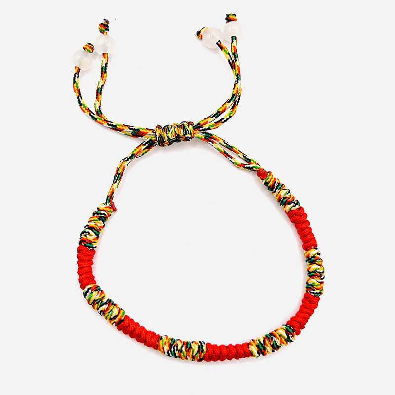 Pulsera de Buda de la Suerte Roja