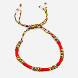 Pulsera de Buda de la Suerte Roja