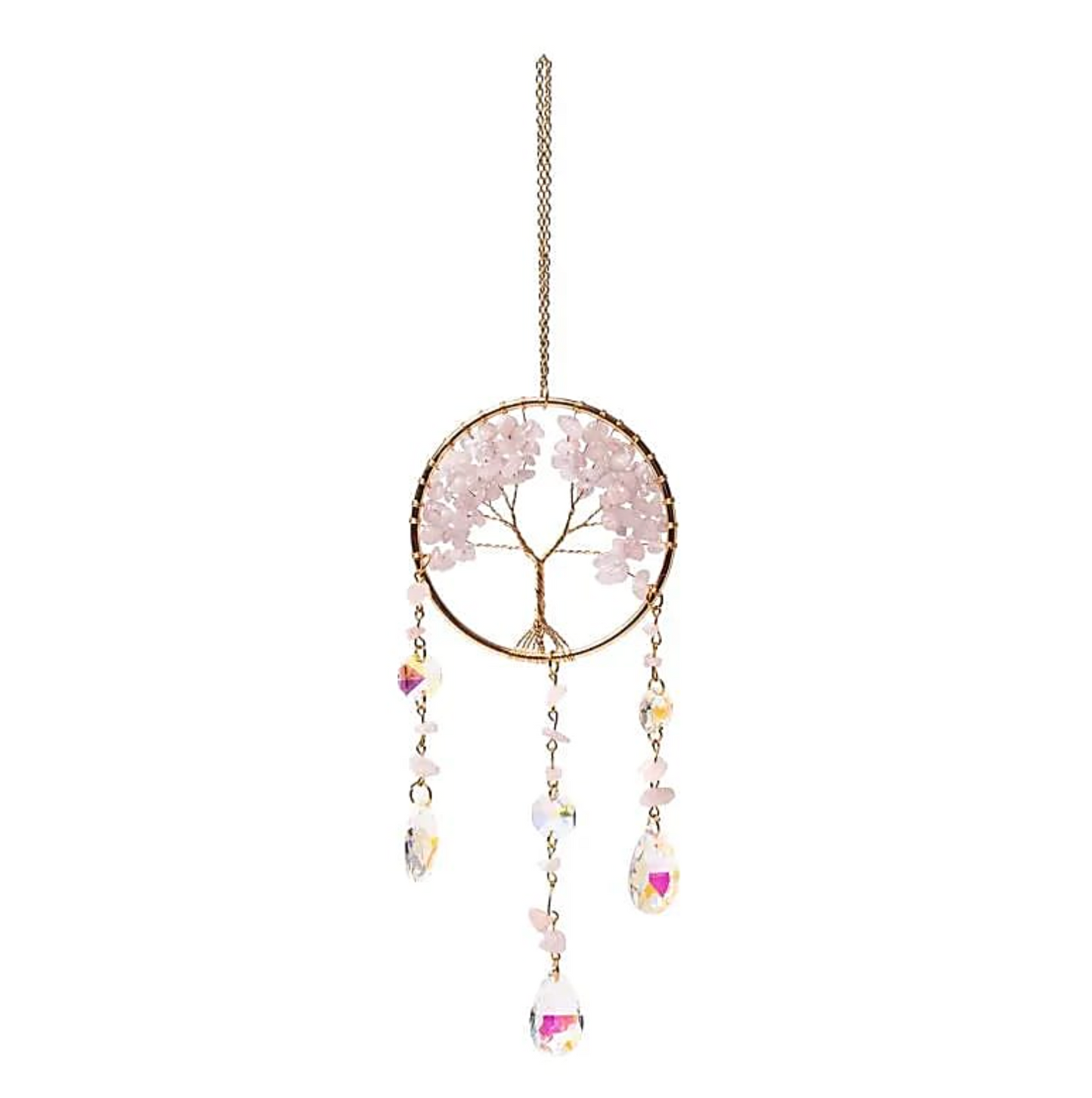 Árbol de la Vida de Cuarzo Rosa - Mundo Tibet