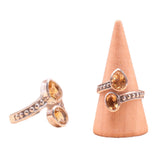 Anillo Solar – Citrina y plata de ley 925 - Mundo Tibet