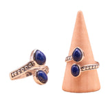 Anillo Sueño Azul, Lapis Lazuli y Plata de 925 - Mundo Tibet