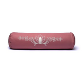 Bolster de Yoga Lotus Rose coton bio - univers tibet