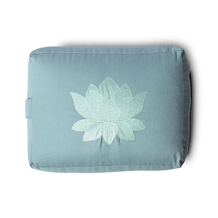 Almohadilla de Yoga Rectangular Lotus – Algodón Orgánico - Mundo Tibet