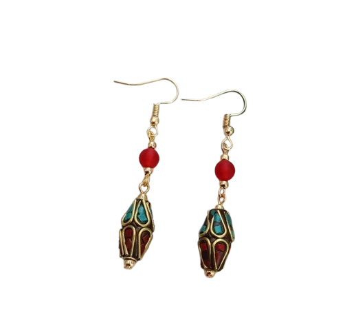 Pendientes tibetanas Eclat Tibétain - Mundo Tibet