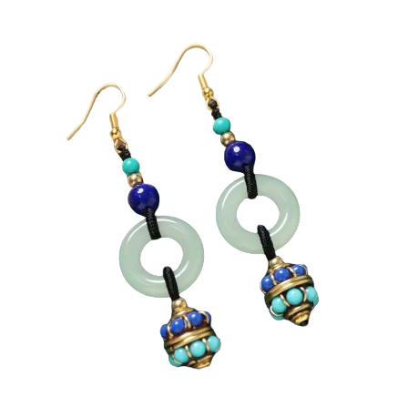 Pendientes tibetanas, anillos de sabiduría - Mundo Tibet