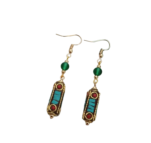 Pendientes tibetanas Camino de la Sabiduría - Mundo Tibet