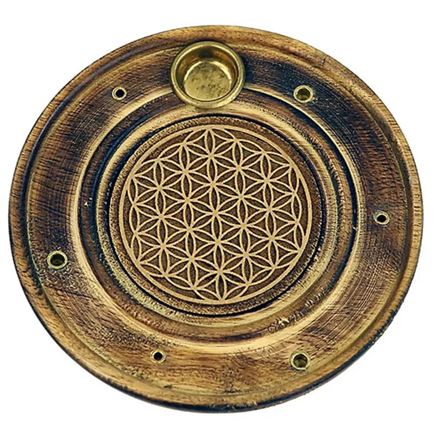 Meñique de incienso en forma de flor de la vida - Mundo Tibet