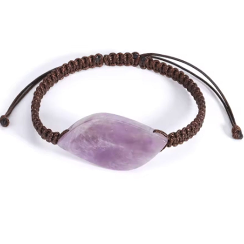 Pulsera-Espiritual - Sabiduría del amatista - Ajustable - Mundo Tibet