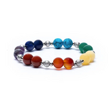 Pulsera de 7 Chakras y latón - Mundo Tibet