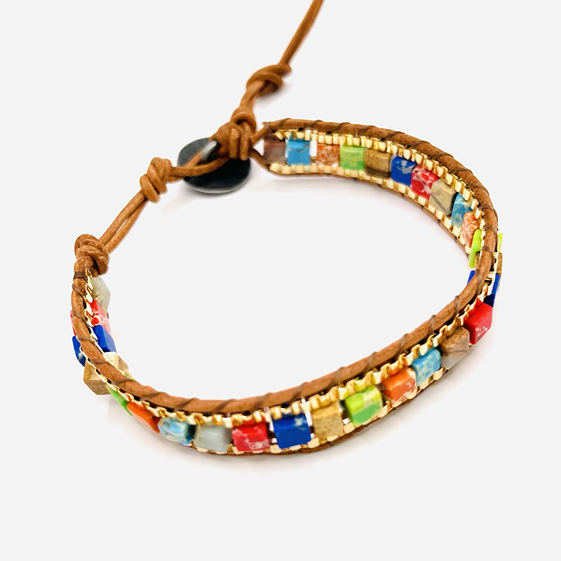 Pulsera de 7 Chakras, estilo bohemio - Mundo Tibet