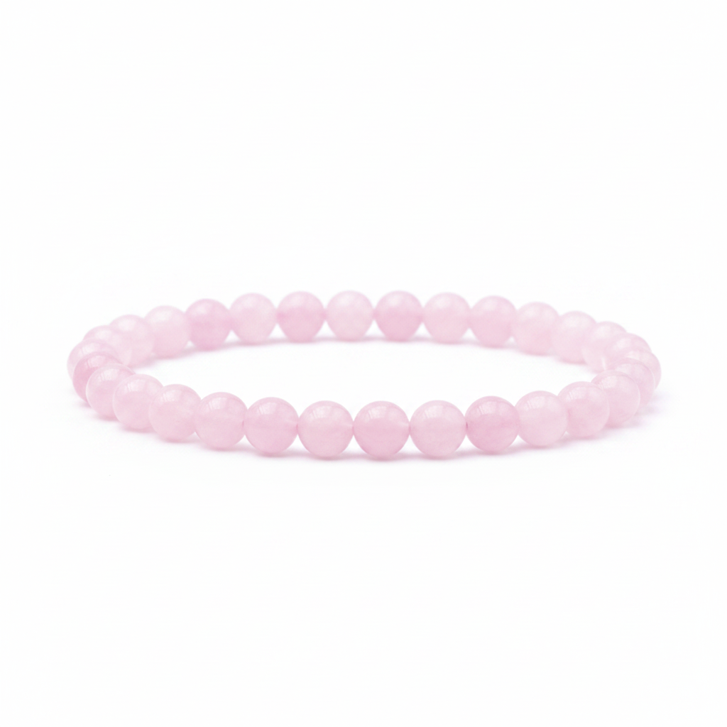 Bracelet Ananda en Kunzite Naturelle – Perles 6 mm - univers tibet