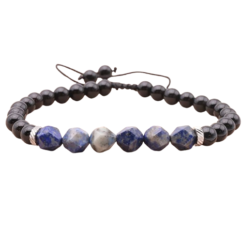 Pulsera Astra – Ónix y Lapislázuli - Mundo Tibet