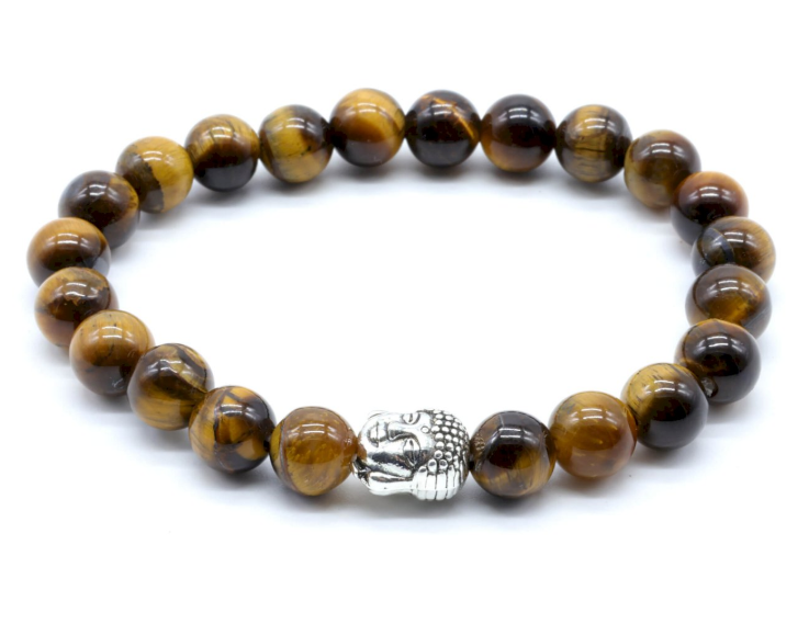 Pulsera de Buda Protectora con Ojo de Tigre - Mundo Tibet