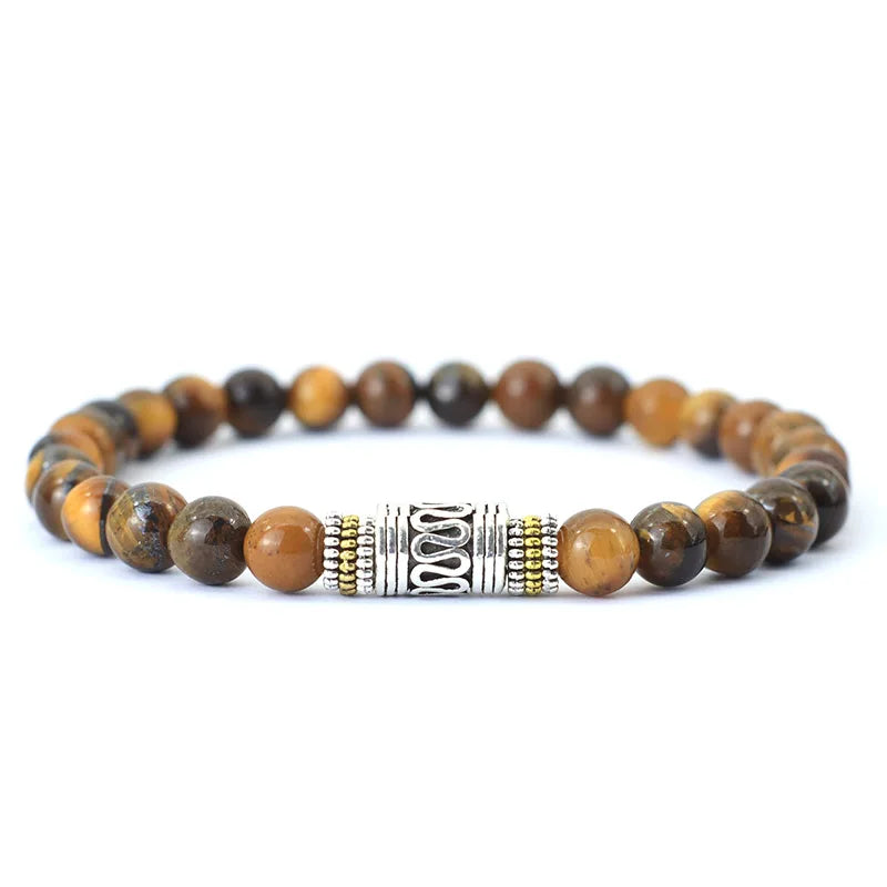 pulsera budista de la suerte, ojo de tigre - Mundo Tibet