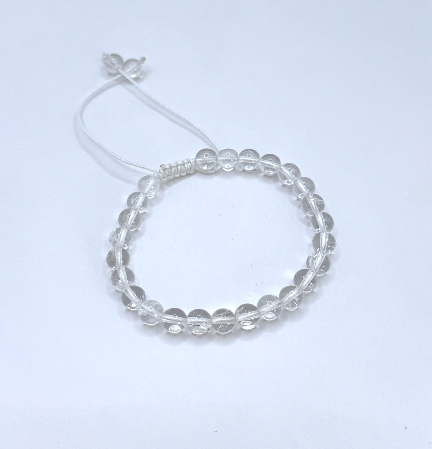 Pulsera Claridad y Energía - Ajustable - Cristal de Roca - Mundo Tibet