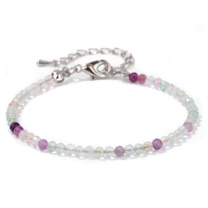 Pulsera de Fluorita natural - Mundo Tibet