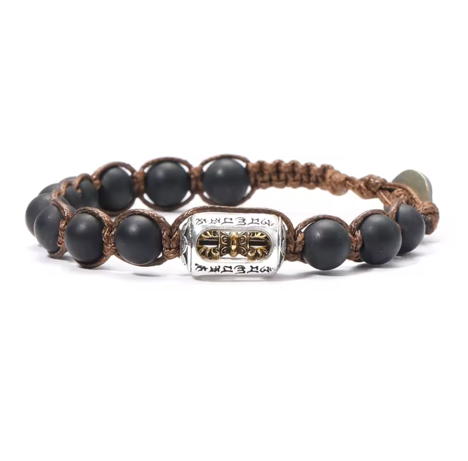 Pulsera Dorje de Protección Absoluta con Turmalina Negra - Mundo Tibet