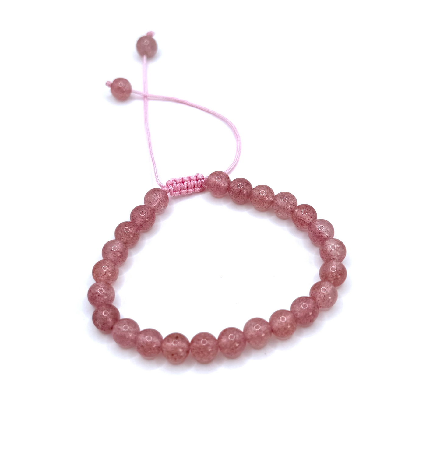 Pulsera Suave Radiante – Ajustable en Cuarzo Fresco - Mundo Tibet