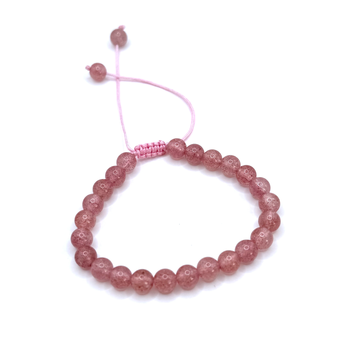 Pulsera Suave Radiante – Ajustable en Cuarzo Fresco - Mundo Tibet