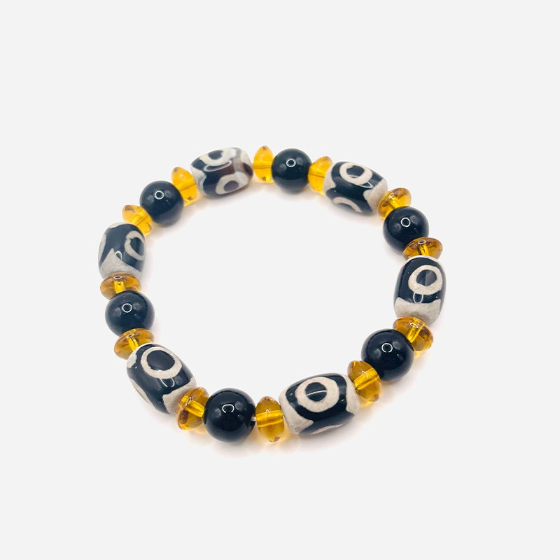 Pulsera de Dzi de 3 Ojos - Mundo Tibet