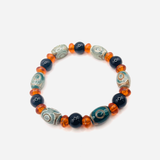 Pulsera de Dzi de 3 Ojos - Sabiduría - Mundo Tibet