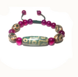 Pulsera de Dzi de 9 ojos - Amuletos Tibetanos - Mundo Tibet