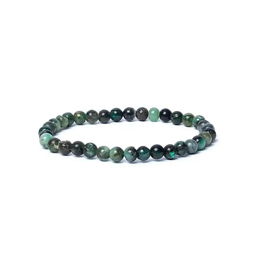 Pulsera de Esmeralda Natural - Armonía del Corazón