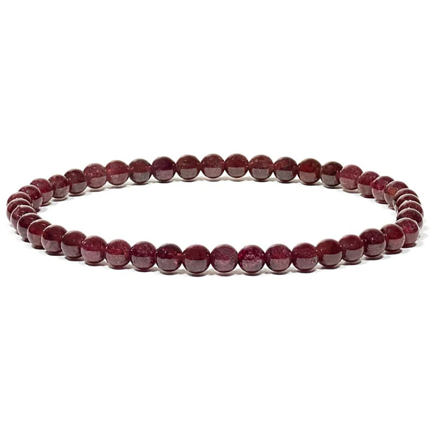 Pulsera de granate natural, energía vital - Mundo Tibet