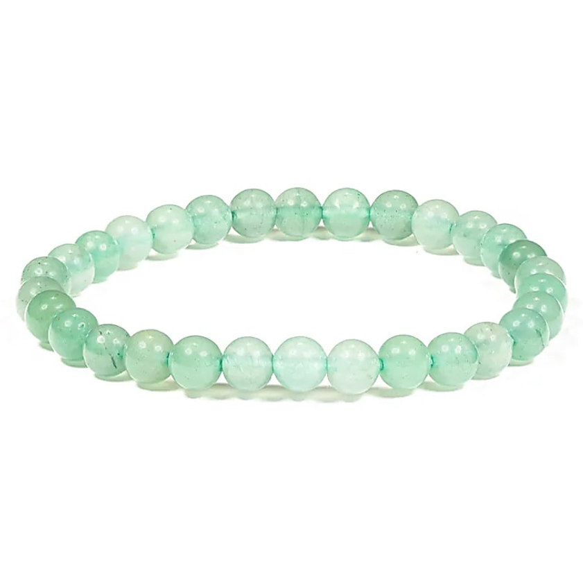 Pulsera de Armonía y Suerte – Aventurina Verde Natural - Mundo Tibet