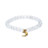 Pulsera de Luna Intuitiva de Piedra de Luna - Mundo Tibet