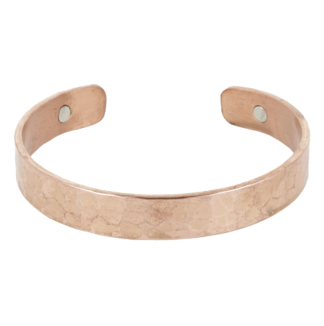 Bracelet Magnétique en Cuivre Martelé – 1098 Gauss - univers tibet