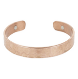 Bracelet Magnétique en Cuivre Martelé – 1098 Gauss - univers tibet