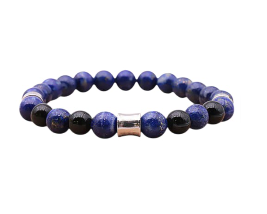 Pulsera Orion – Ónix y Lapislázuli - Mundo Tibet