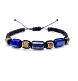 Pulsera de Paz Interior y Protección, Lápiz Lazuli Negro - Mundo Tibet