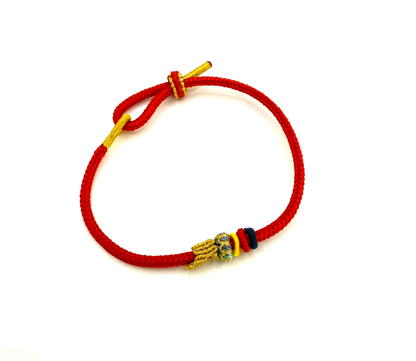 Pulsera de la suerte tibetana – Cuerda roja bendecida - Mundo Tibet