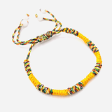 Pulsera Tibetana de Buda, Amuleto Dorado Mundo Tibet