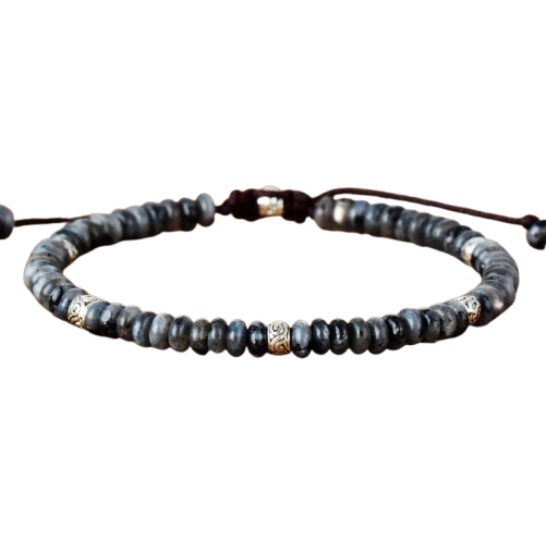 Pulsera Tibetana Reiki - Labradorita - Mundo Tibet