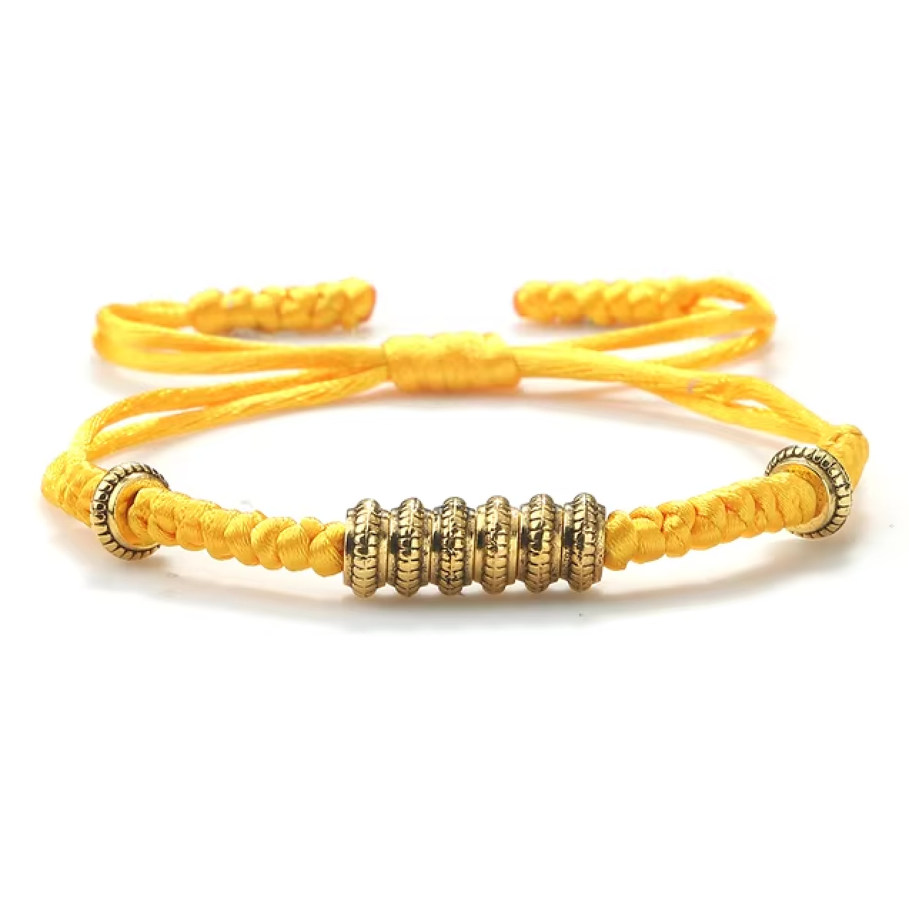Pulsera Tibetana de las 7 Posibilidades Amarilla - Mundo Tibet