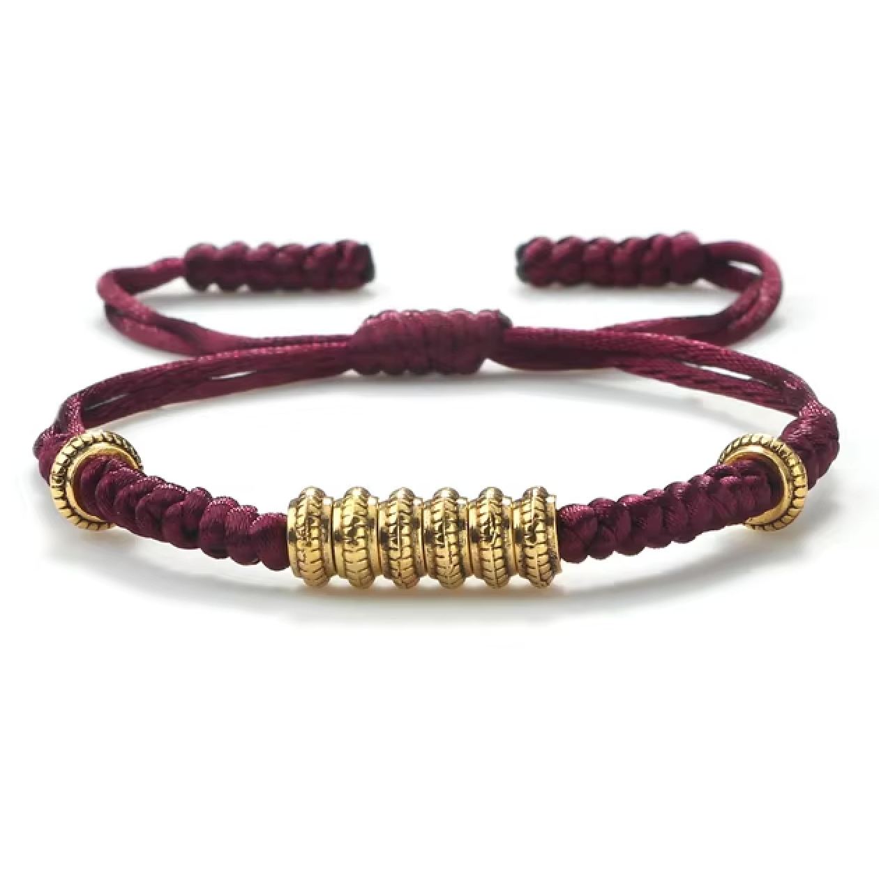 Pulsera Tibetana de las 7 Posibilidades en Borgoña - Mundo Tibet