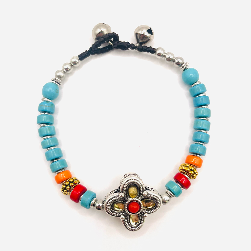 Pulsera Tibetana Flor Sagrada Bendición - Mundo Tibet