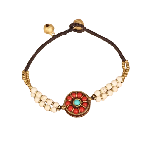 Pulsera Tibetana Flor del Dharma - Mundo Tibet