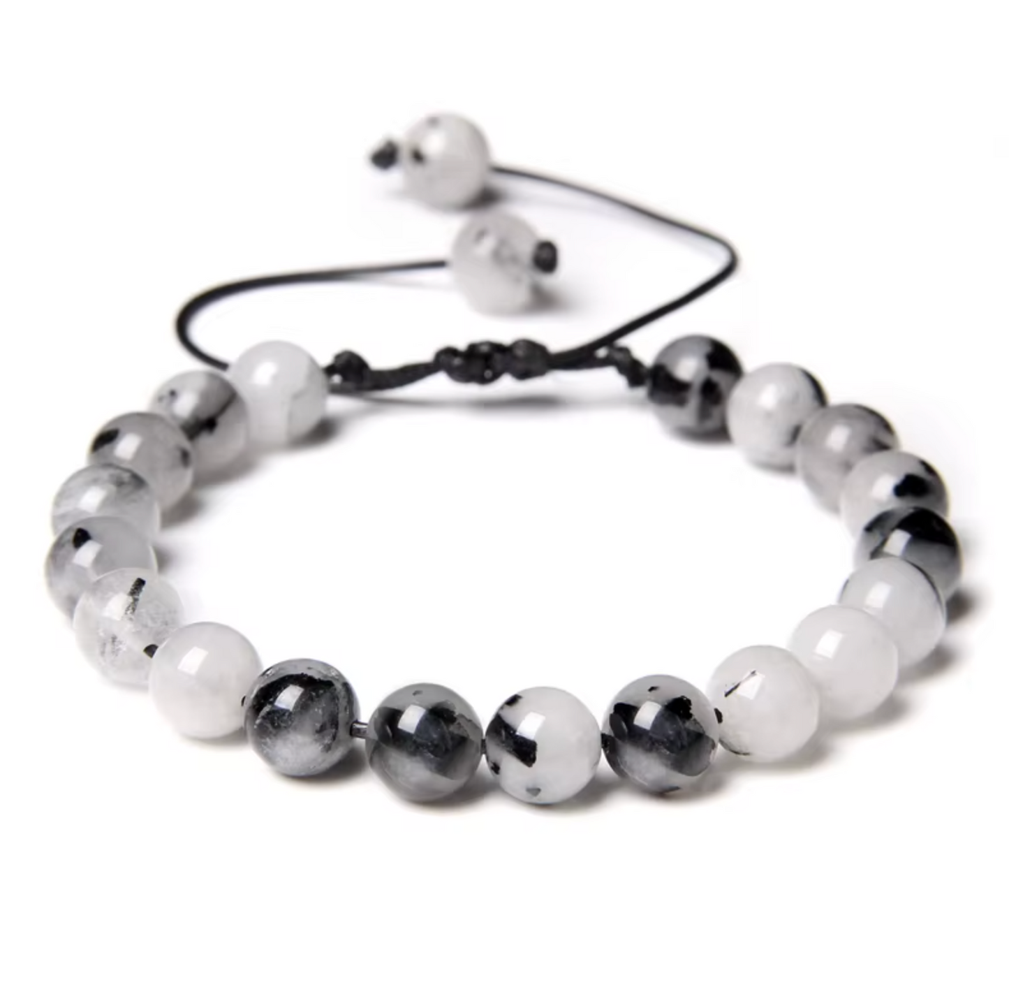 Pulsera Tisse de buena suerte de cuarzo rutilo - Mundo Tibet