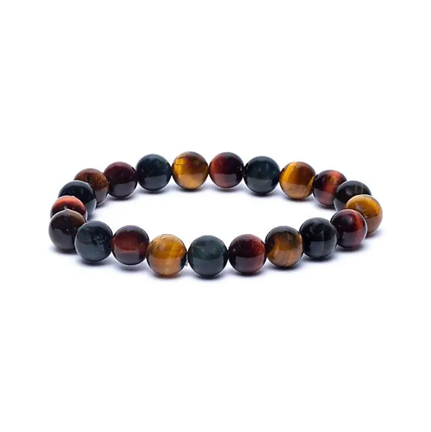 Pulsera de Tres Ojos de Tigre - Protección y Energía - Mundo Tibet