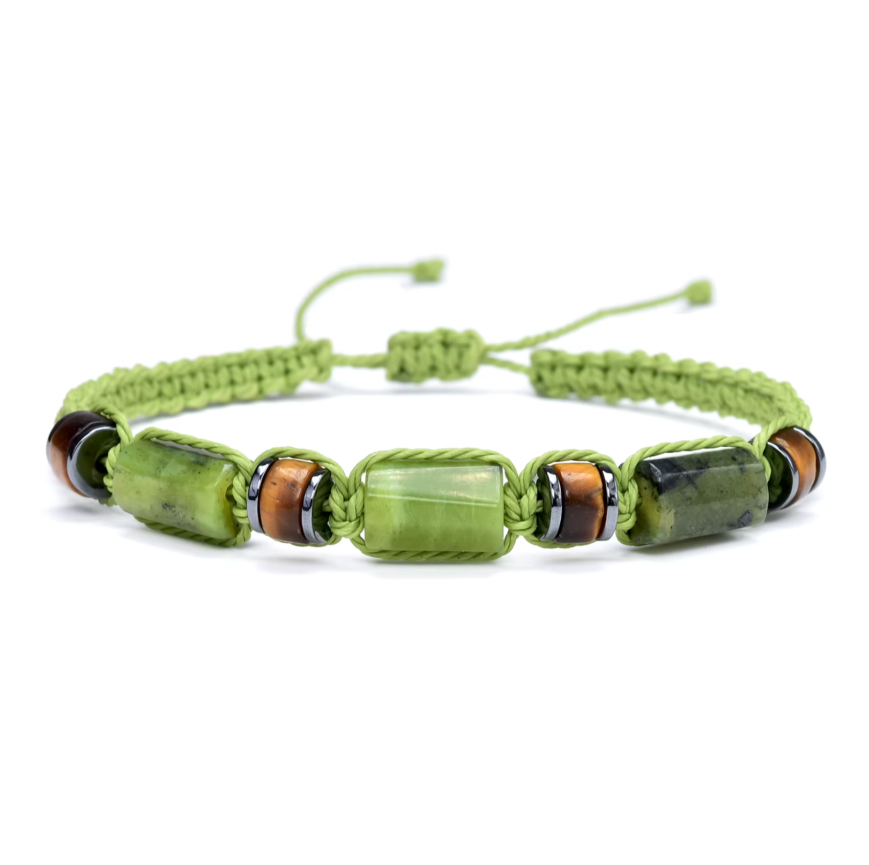 Pulsera de Suerte y Prosperidad de Jade Verde - Mundo Tibet