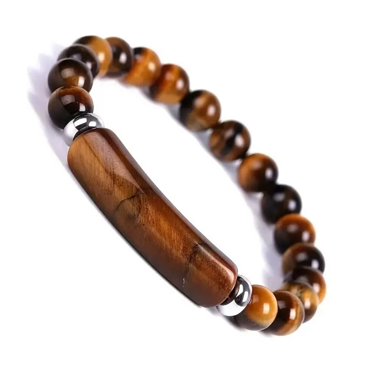 Pulsera de Curación Tibetana de Ojo de Tigre – Protección, Fuerza Interior y Claridad Mental - Mundo Tibet