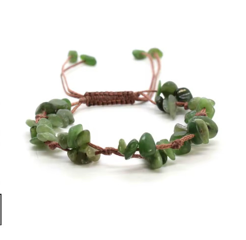 Bracelet Équilibre du Cœur en Aventurine Verte - univers tibet