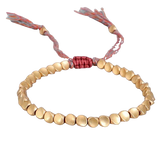 Pulsera Tibetana de Cobre y Perlas - Mundo Tibet
